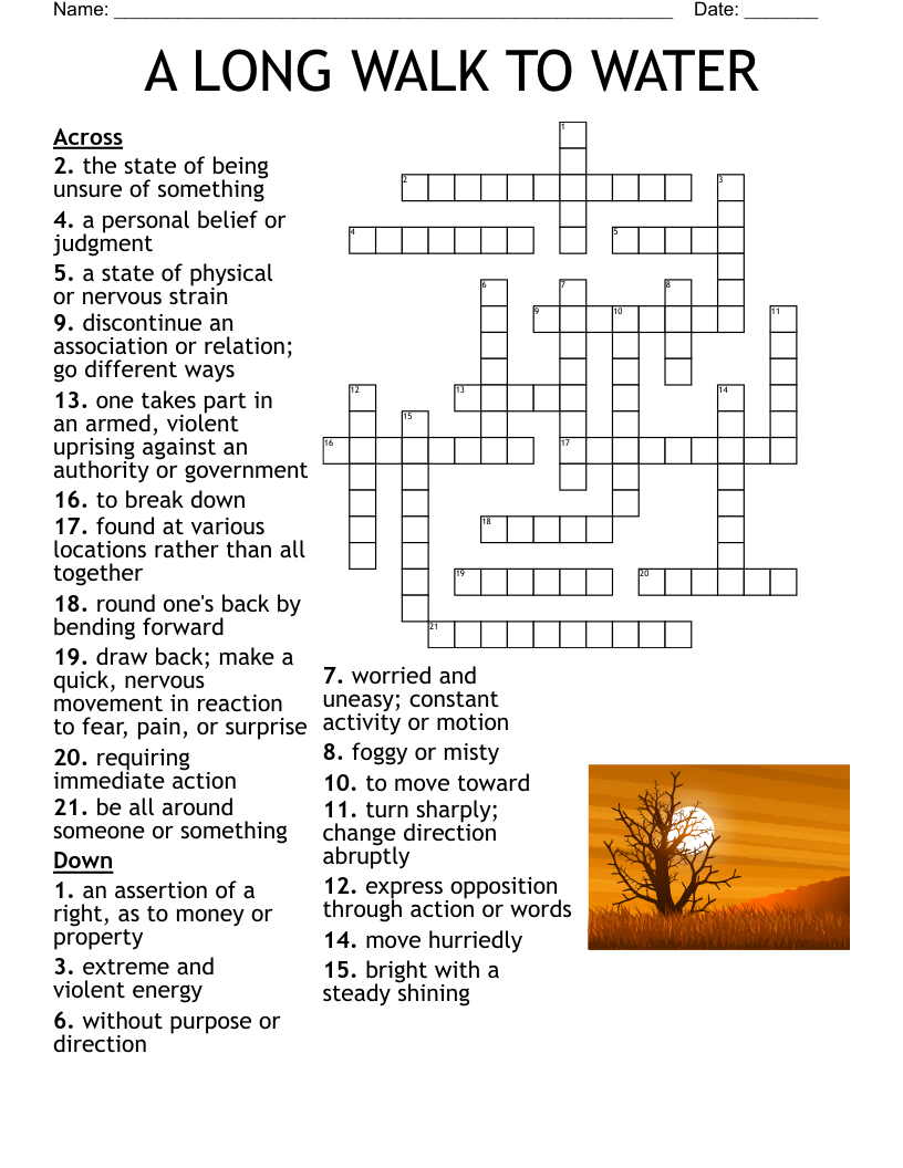 Frindle By Andrew Clements Chapter 1 5 Crossword WordMint