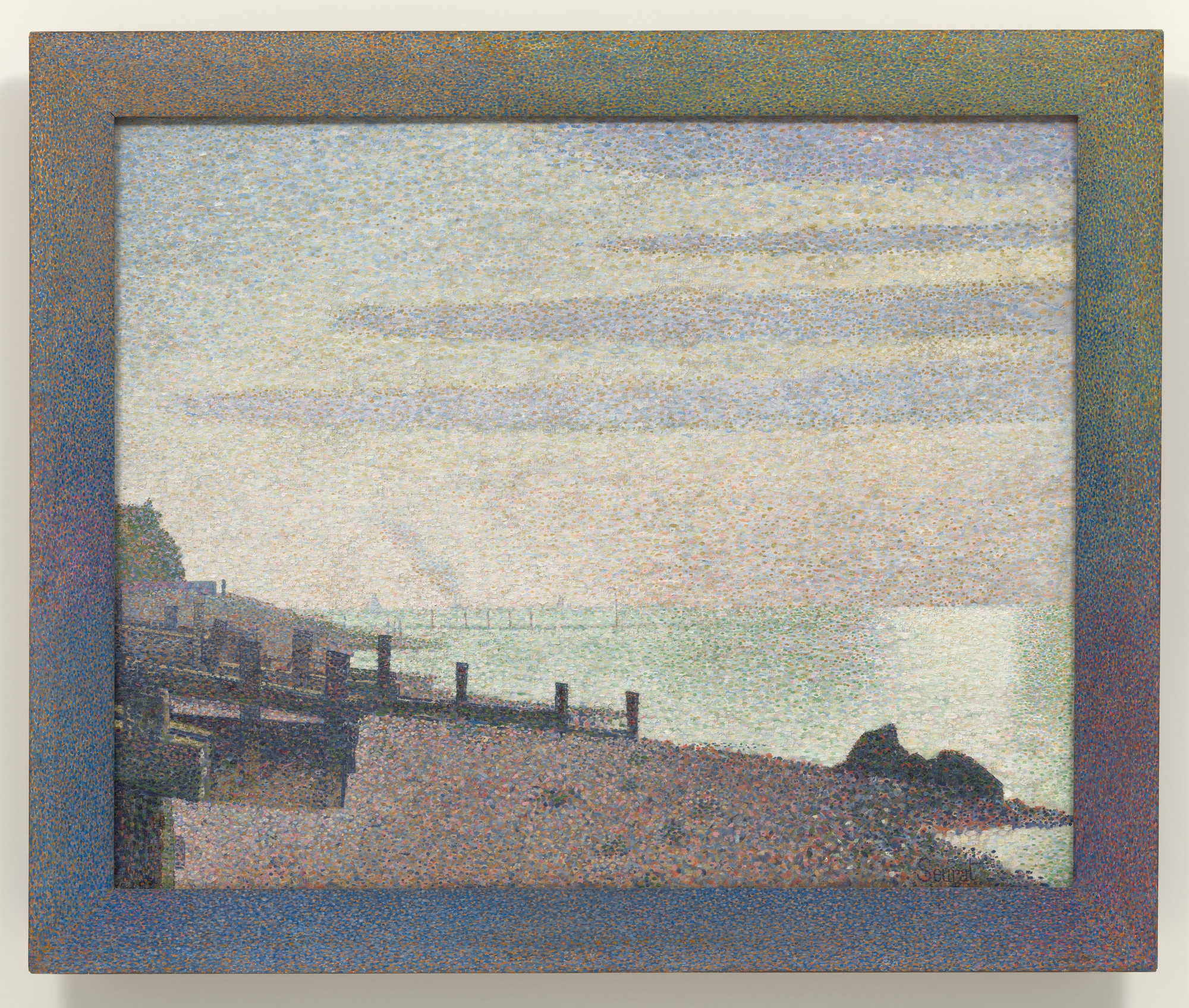 Georges Pierre Seurat Evening Honfleur 1886 MoMA