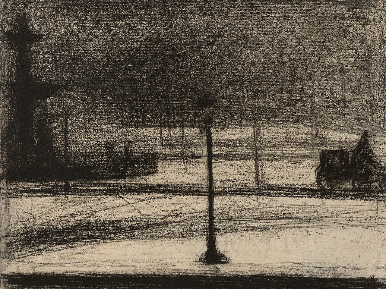 Georges Seurat Place De La Concorde Winter The Guggenheim Museums And Foundation