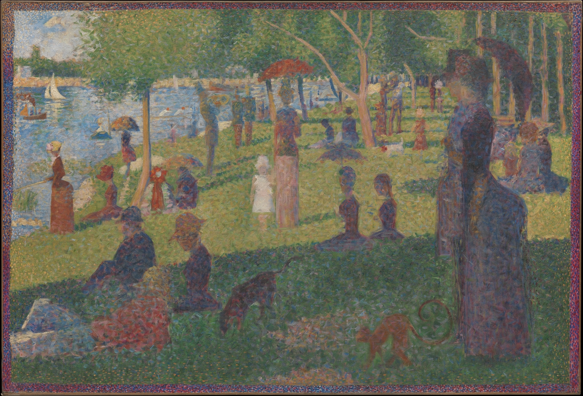 Georges Seurat Study For A Sunday On La Grande Jatte The Metropolitan Museum Of Art