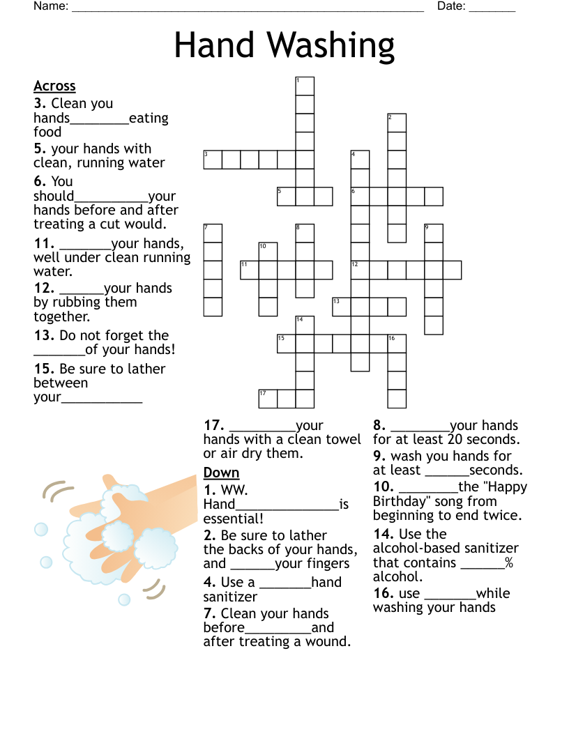 Germ Free Crossword WordMint