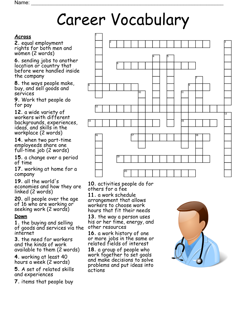 GI Joe Crossword WordMint