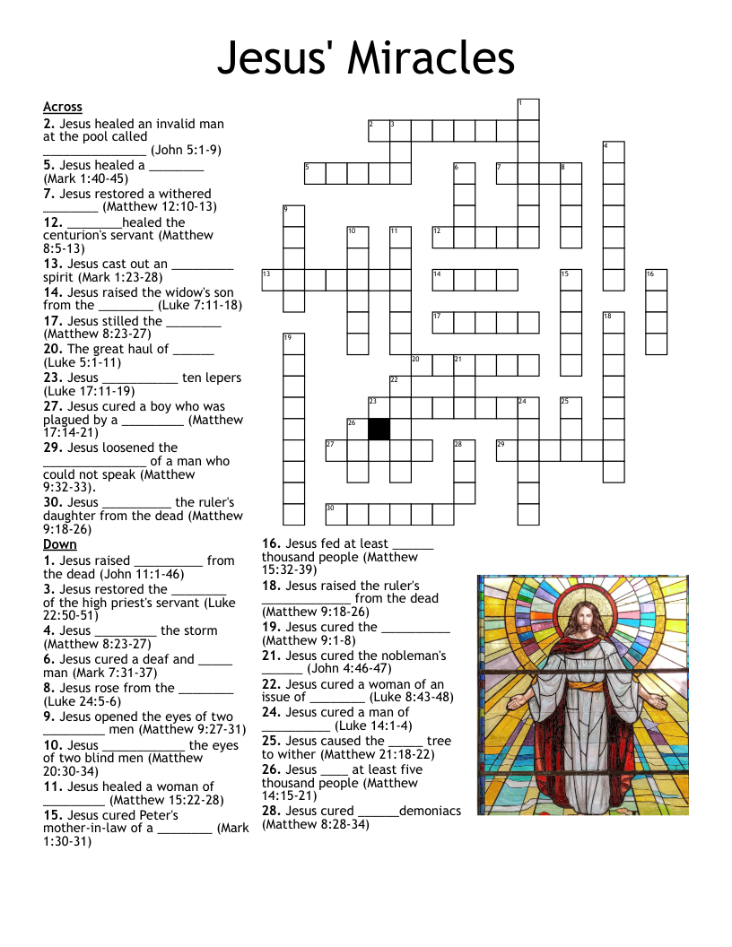Giant Bible Crossword No 2 WordMint
