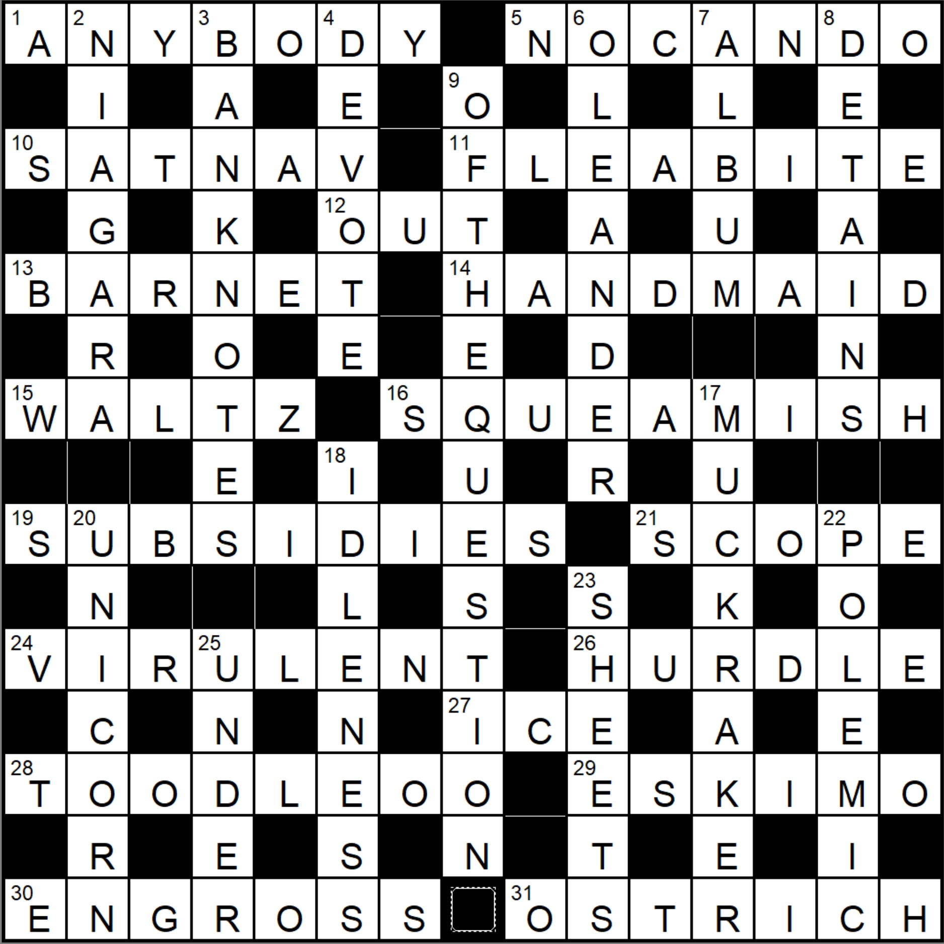 Guardian Prize 29996 Fed Fifteensquared