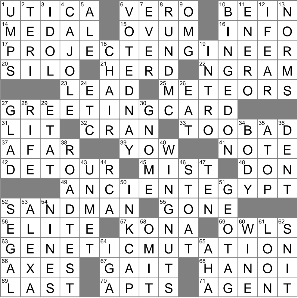 Hippie Event Crossword Clue Archives LAXCrossword