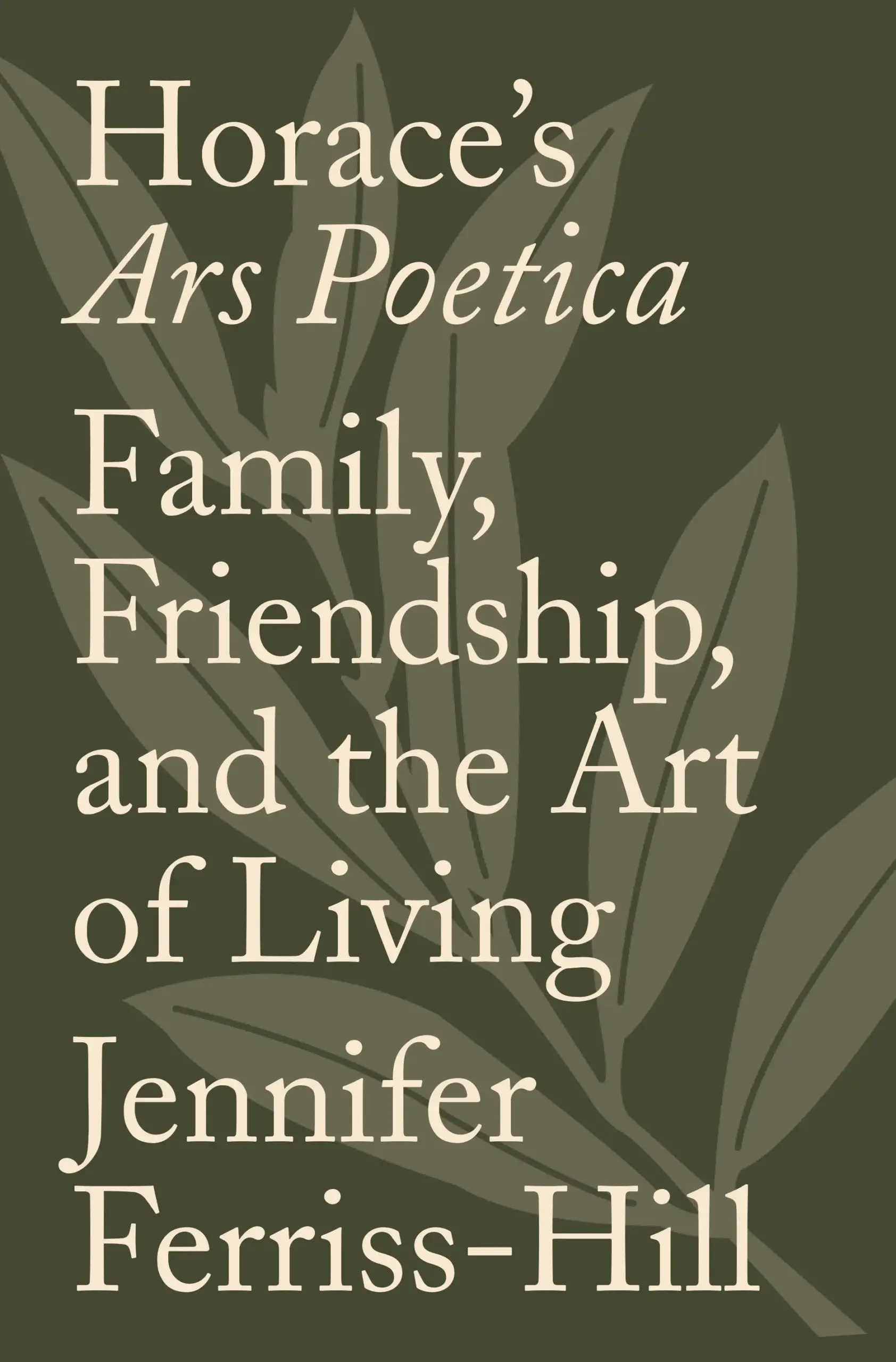 Horace s Ars Poetica Princeton University Press