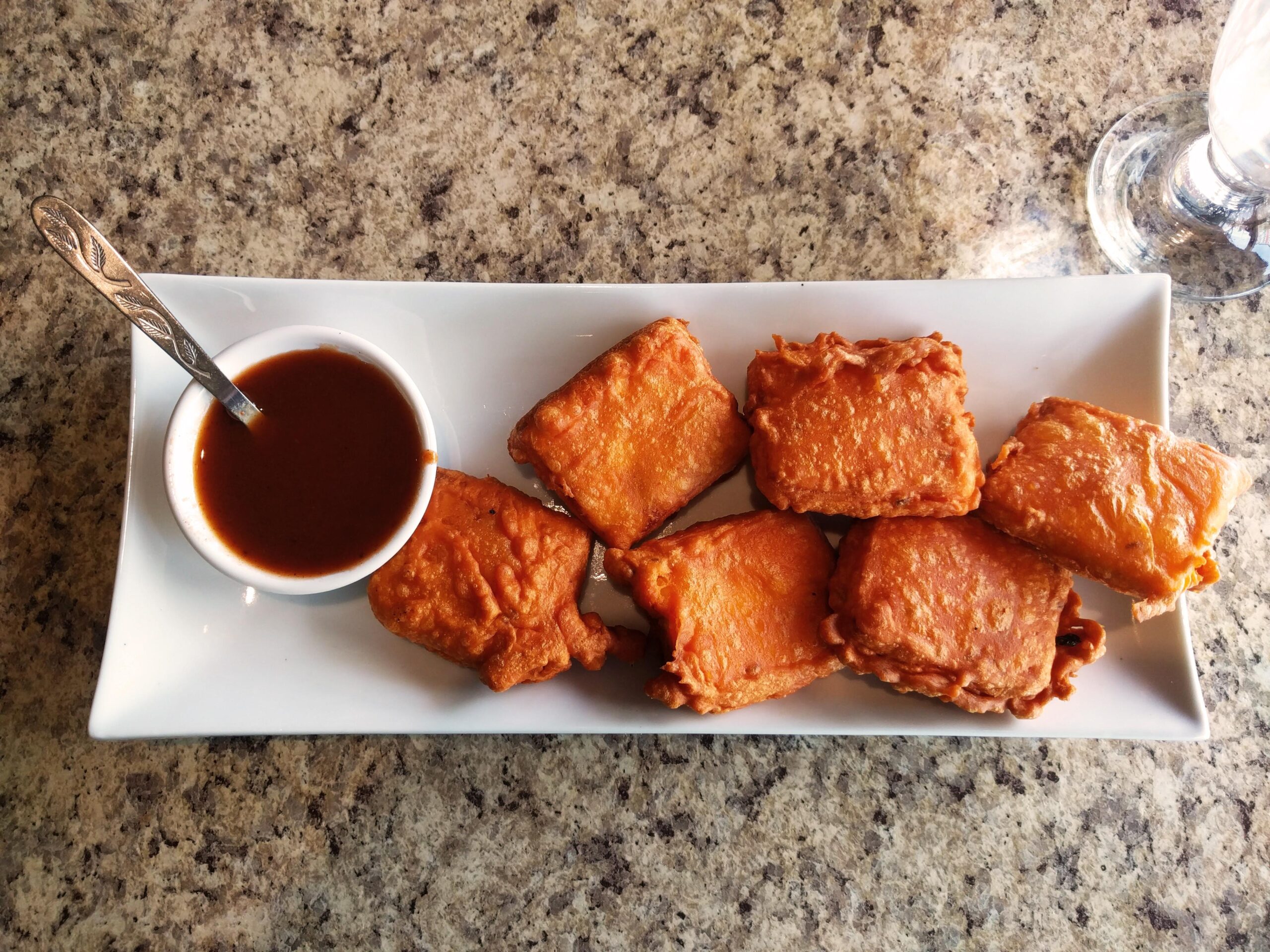 I Ate Indian Paneer Pakora Deep Fried Cheese Curds R food
