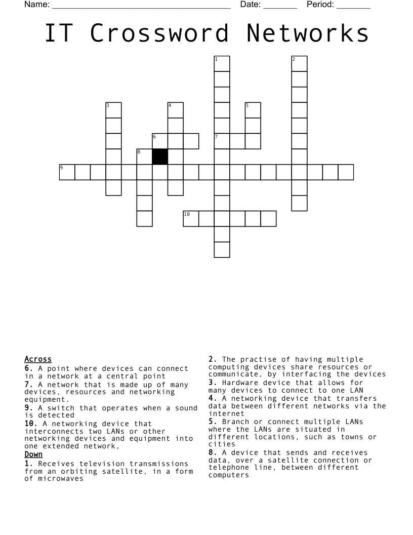 IT Crossword Networks WordMint