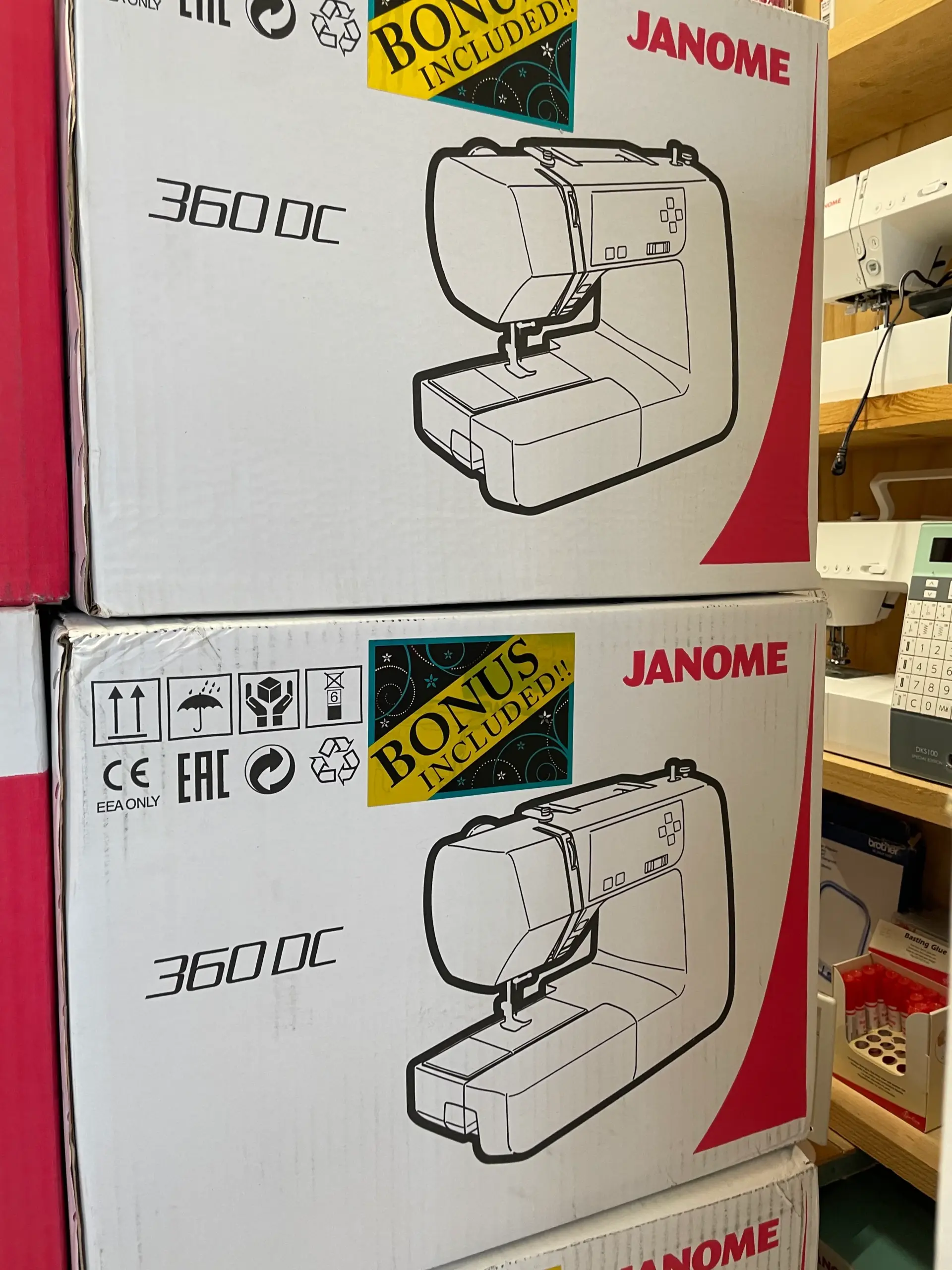Janome 360DC In Stock Fabric Mouse Sewing Machines