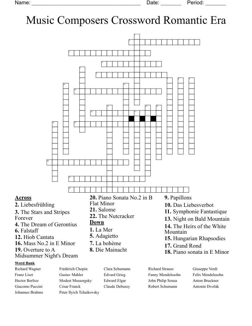 John Phlip Sousa Word Search WordMint John Phlip Sousa Word Search WordMint