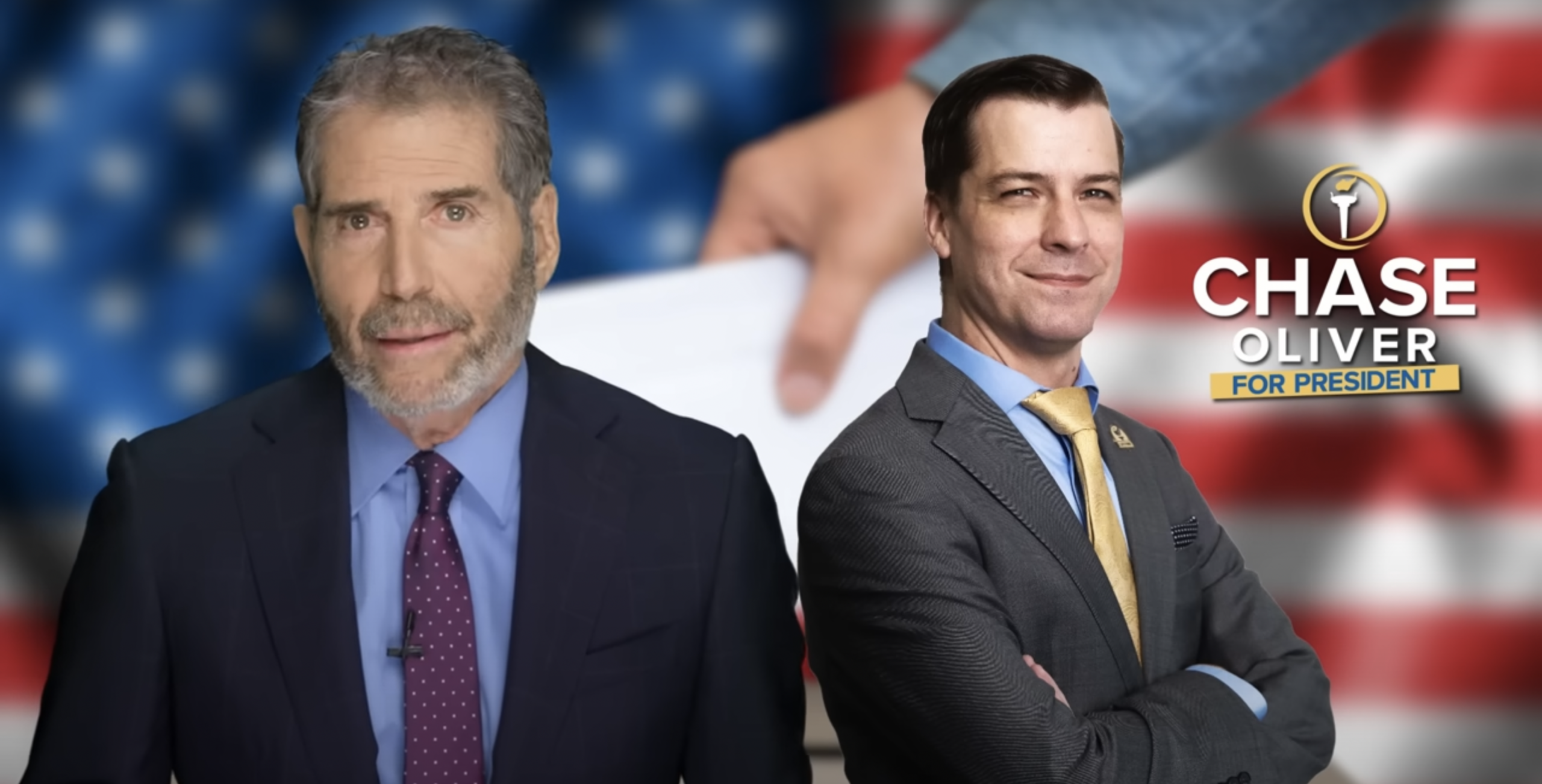 John Stossel Interviews Libertarian Presidential Nominee Chase Oliver