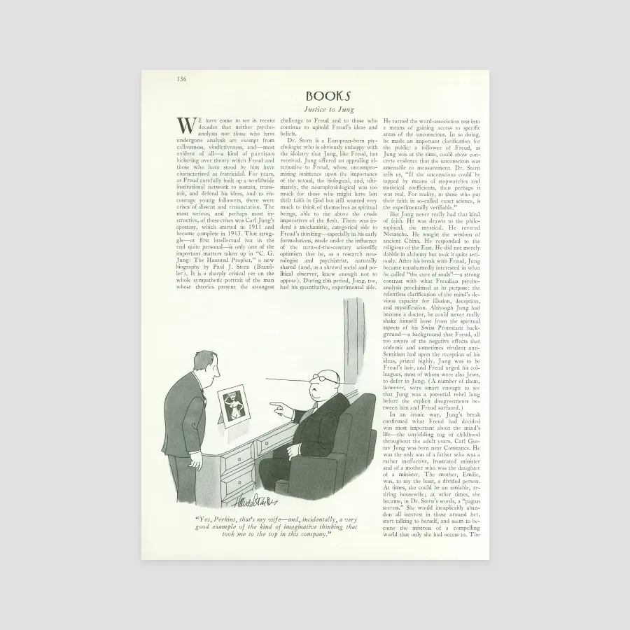 Justice To Jung The New Yorker