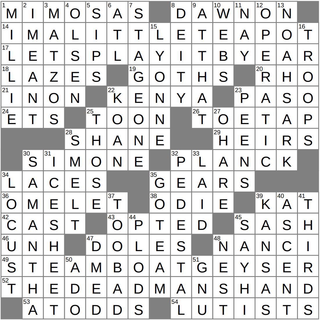 LA Times Crossword 11 Apr 26 Saturday LAXCrossword