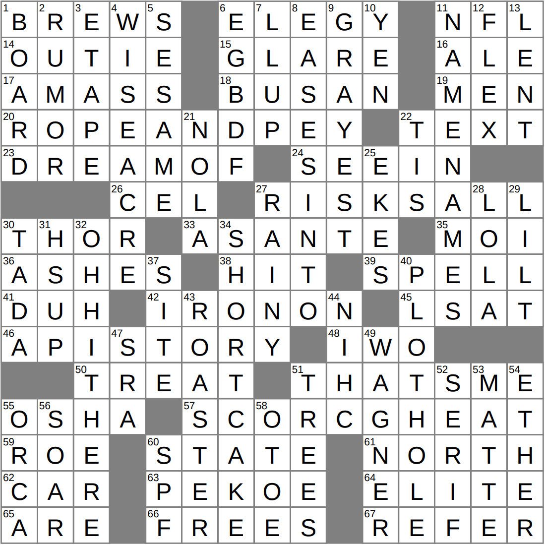 LA Times Crossword 12 Dec 25 Friday LAXCrossword