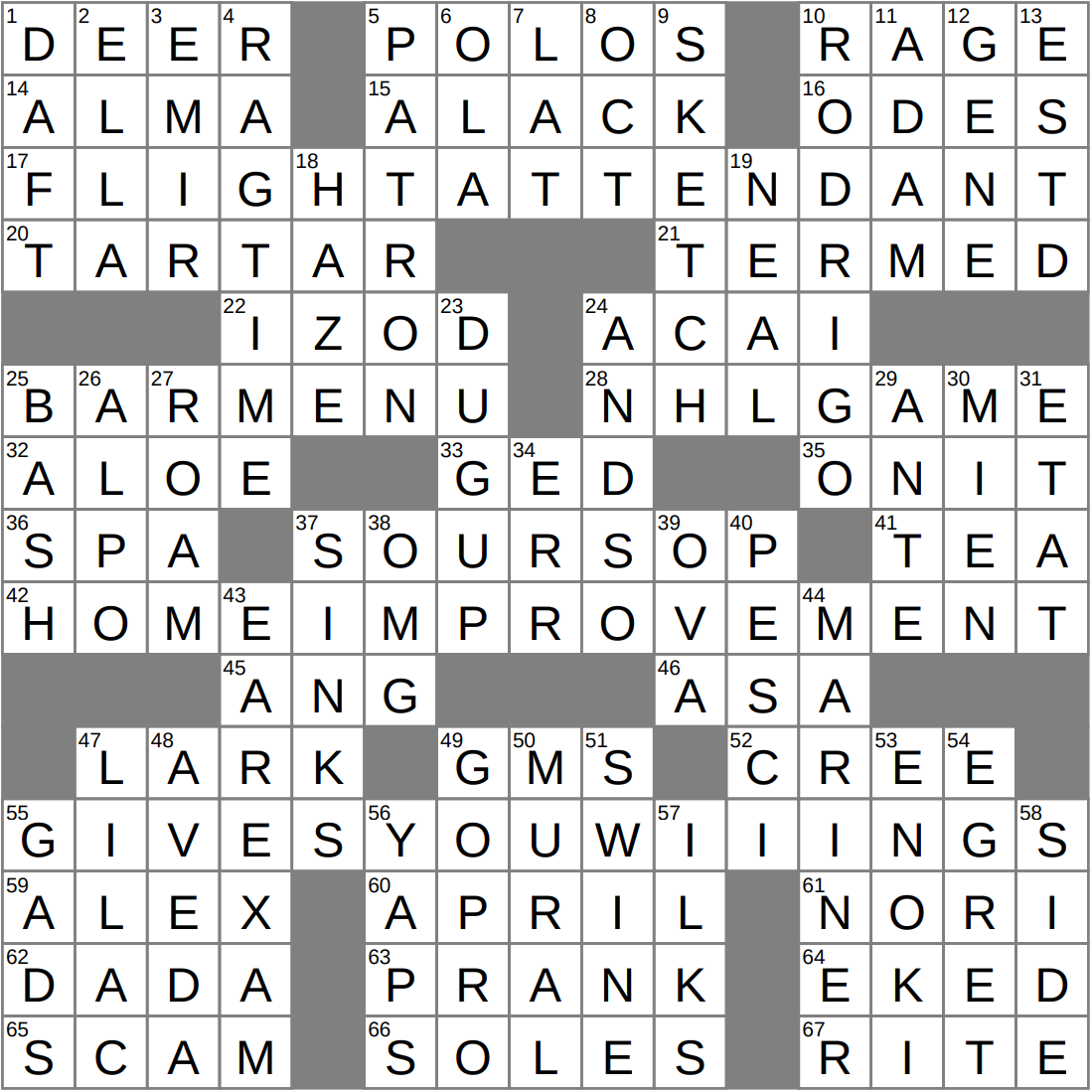 LA Times Crossword 18 Dec 25 Thursday LAXCrossword