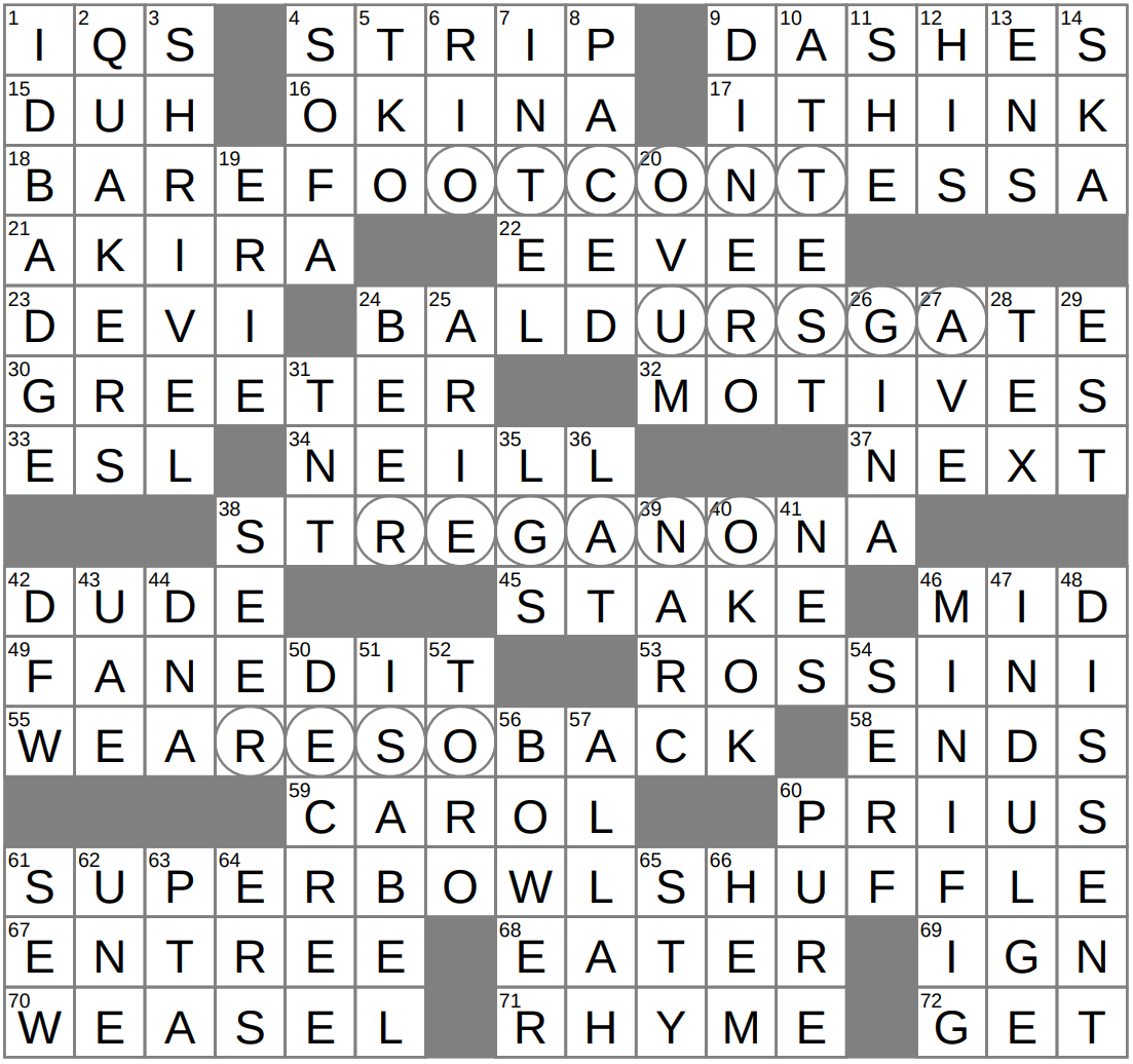 LA Times Crossword 19 Mar 26 Thursday LAXCrossword LA Times Crossword 19 Mar 26 Thursday LAXCrossword
