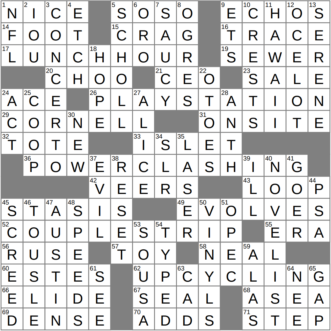 LA Times Crossword 19 May 26 Tuesday LAXCrossword