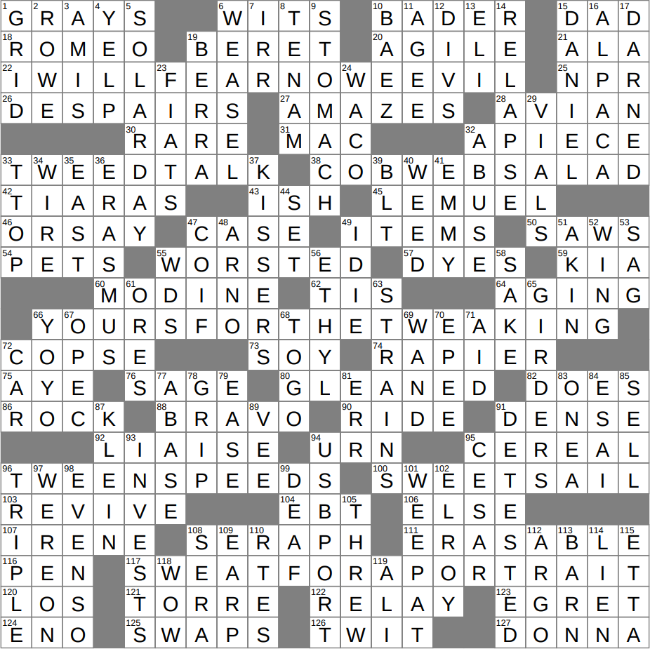 LA Times Crossword 22 Mar 26 Sunday LAXCrossword