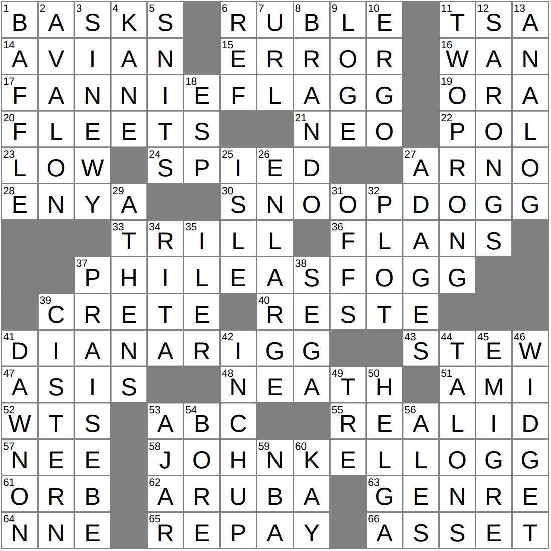 LA Times Crossword 23 Apr 26 Thursday LAXCrossword