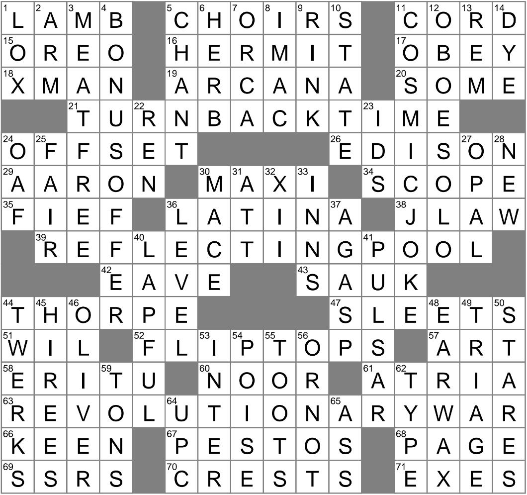 LA Times Crossword 26 Jan 24 Friday LAXCrossword