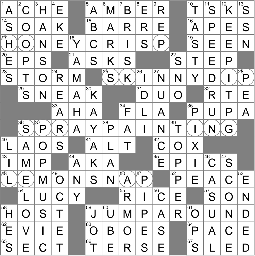 LA Times Crossword 9 Sep 25 Tuesday LAXCrossword