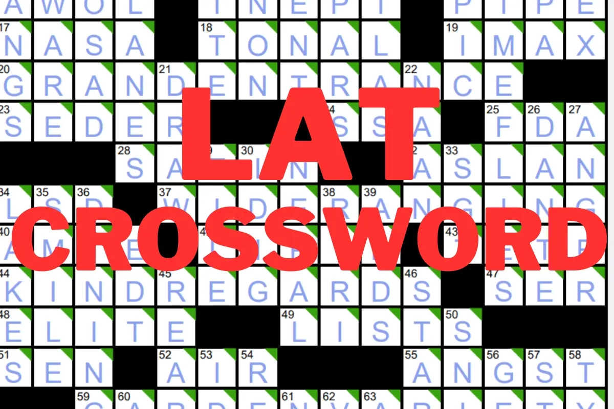 LA Times CROSSWORD Answers Today 06 12 2026 Cryptoquip