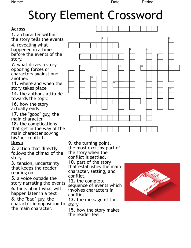 Language Short Story Crossword WordMint