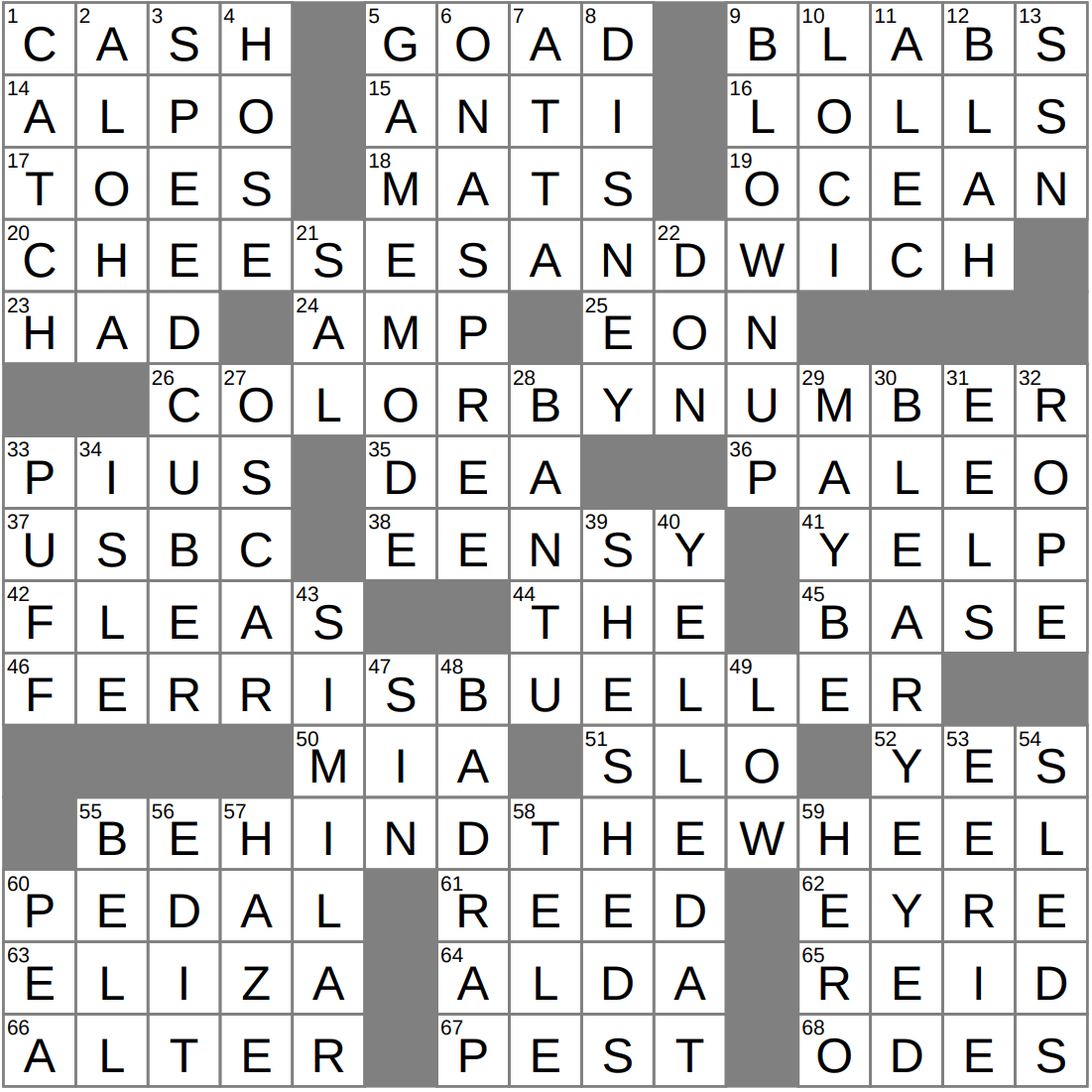 Little Leaguer s Warm up Activity Crossword Clue Archives LAXCrossword