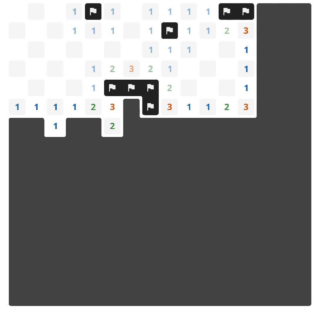 Logical Deduction How To Solve This Minesweeper Puzzle Puzzling Stack Exchange