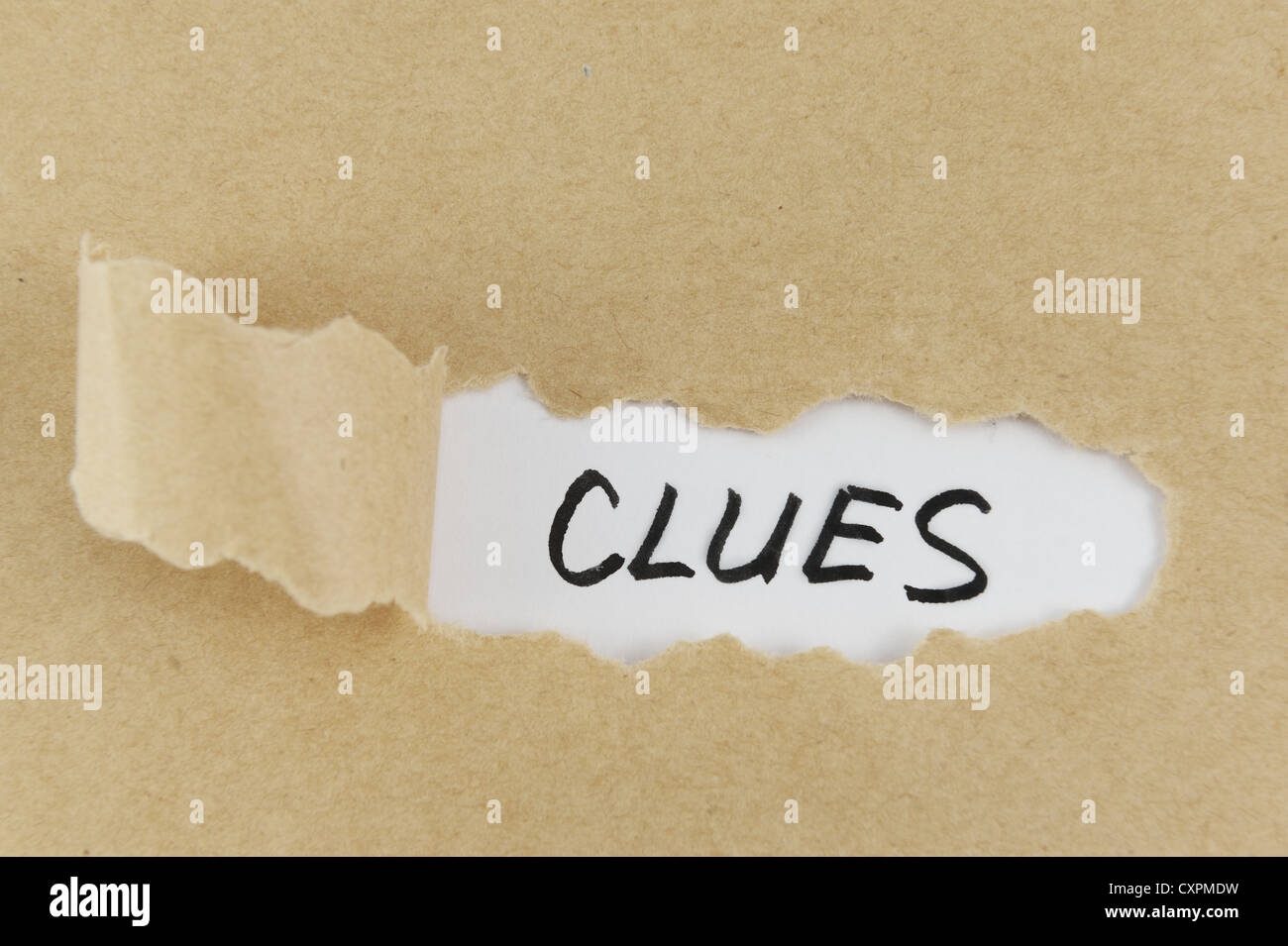 Look For Clues Hi res Stock Photography And Images Alamy