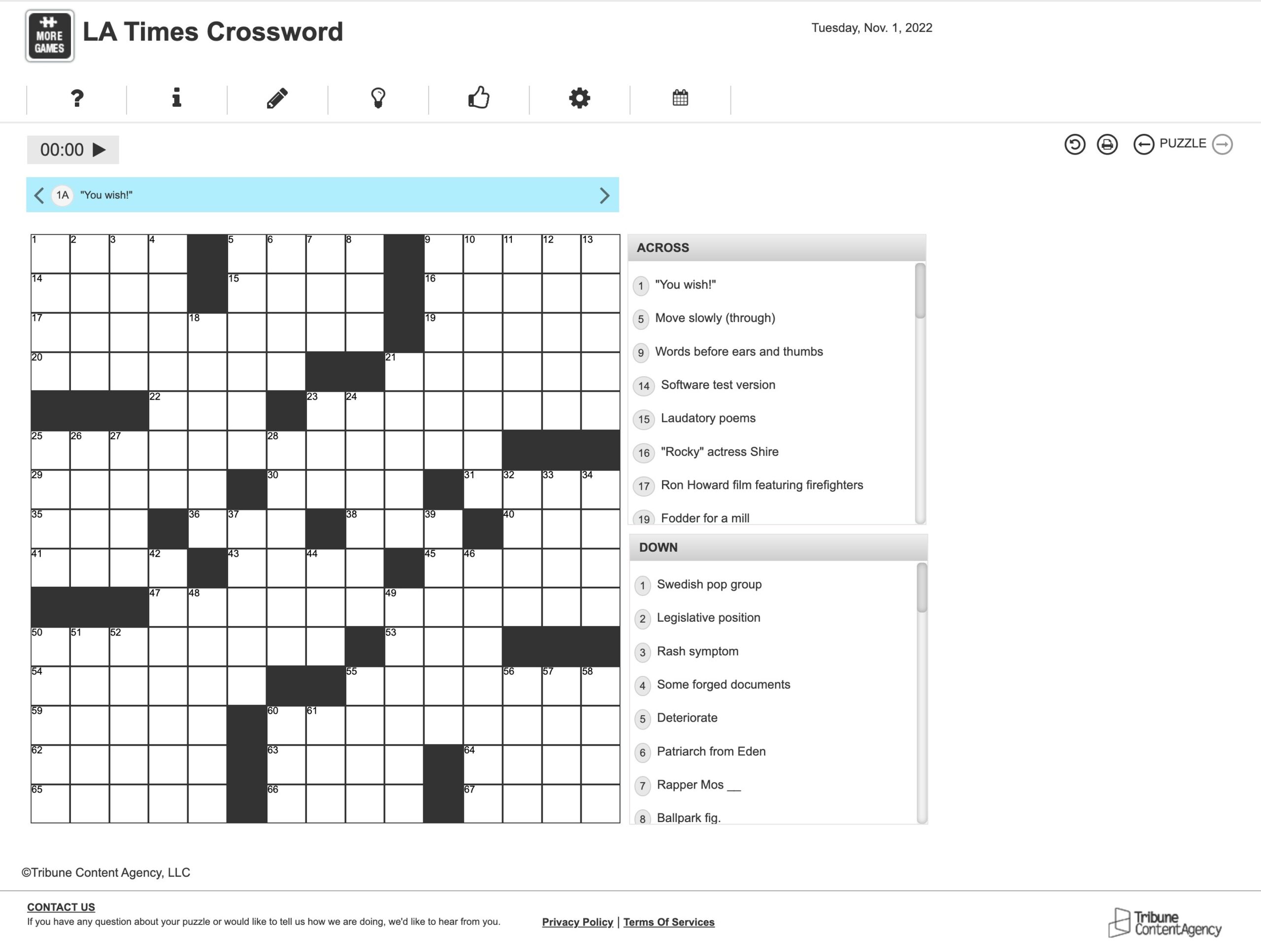 Los Angeles Times Daily Crossword Free Download And Play On Windows Microsoft Store