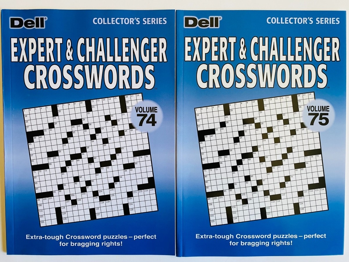 Lot Of 2 Expert Challenger Crossword Sunday Dell Penny Press Includes Themed EBay