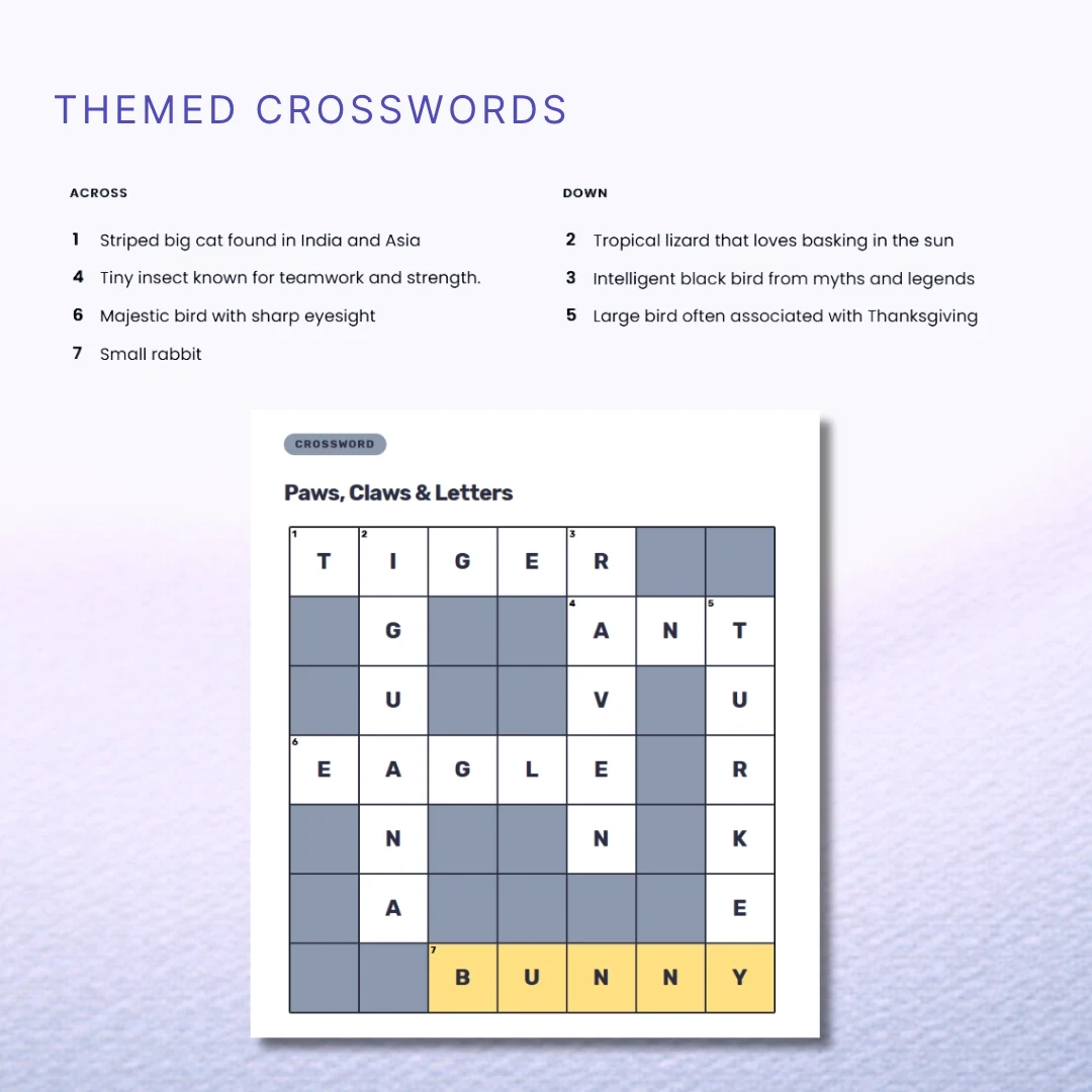 Make A Crossword Puzzle