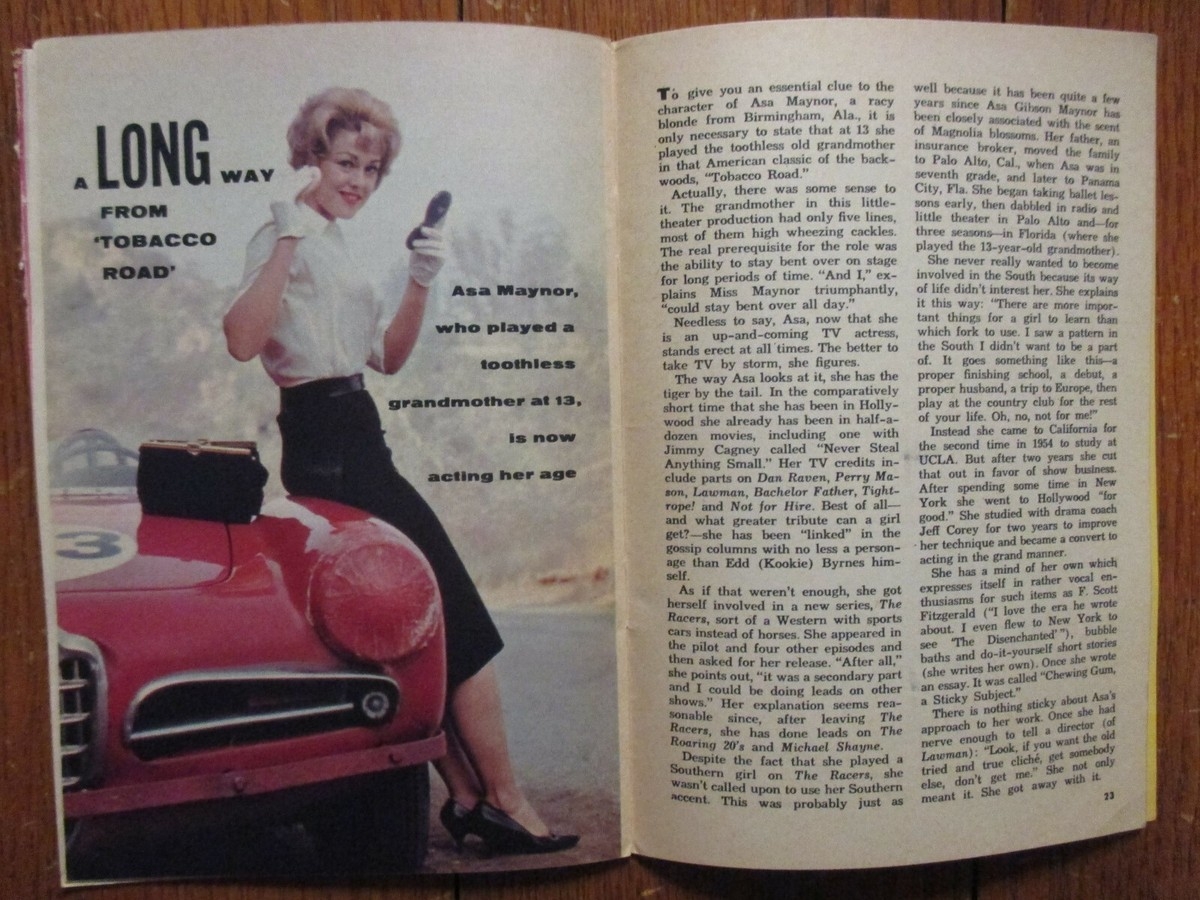 Mar 1961 TV Guide Mag ASA MAYNOR JACK BAILEY LEE REMICK RAYMOND BURR ELIOT NESS EBay