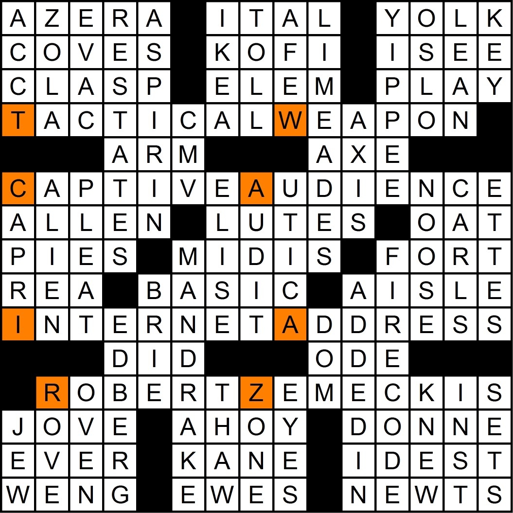 Matt Gaffney s Weekly Crossword Contest Page 702 Matt Gaffney s Weekly Crossword Contest Page 702