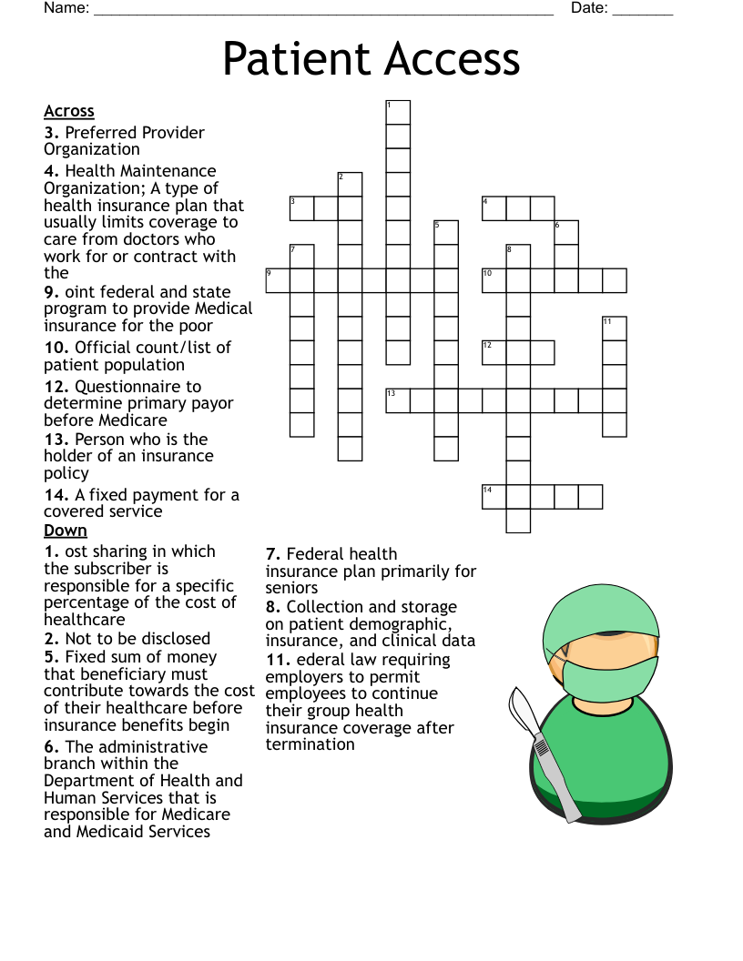 Medicare Crossword WordMint