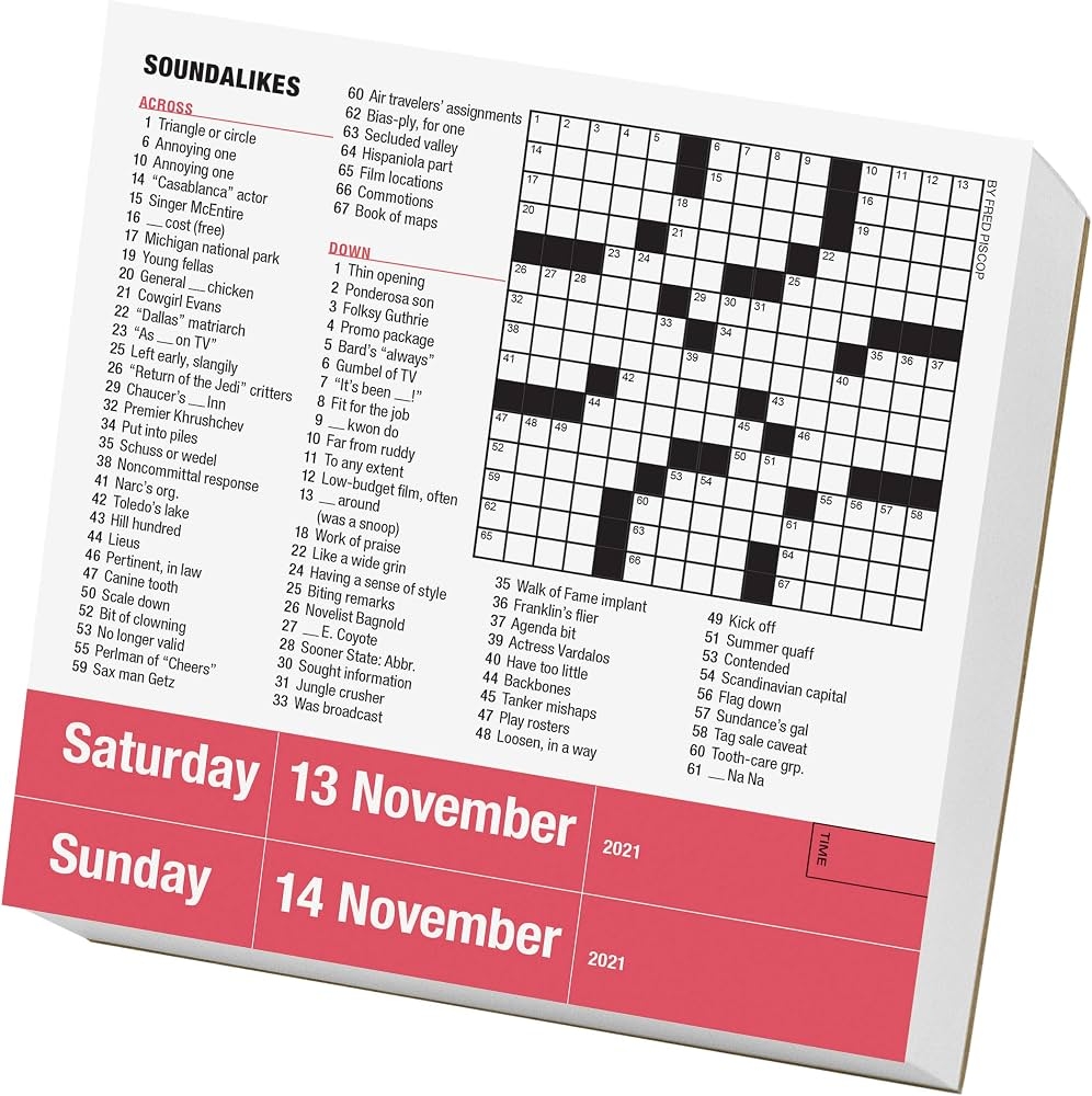 Mensa 10 minute Crossword Puzzles 2021 Calendar Newman Stanley 9781523508570 Amazon Books