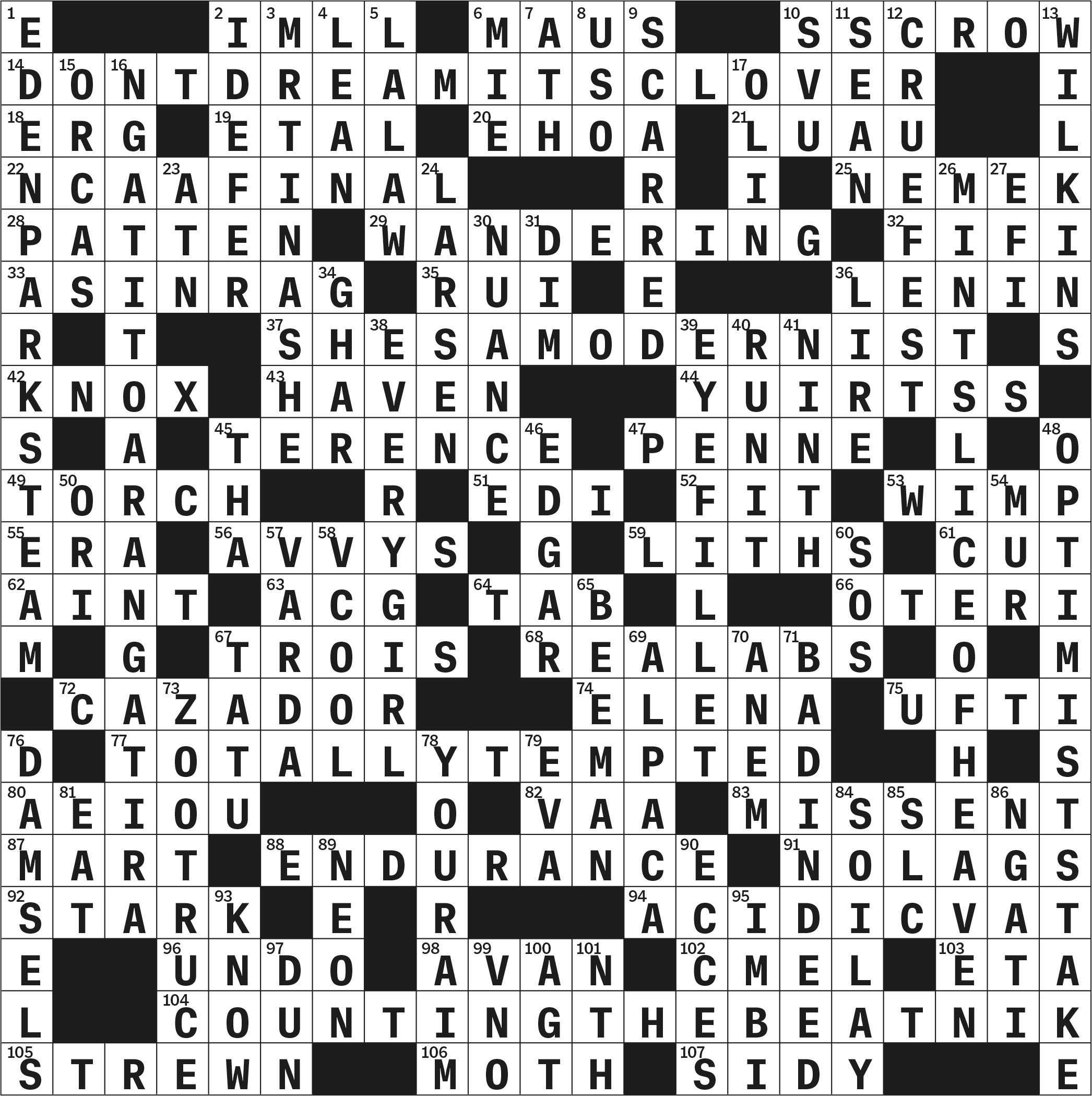 Metro The Metro Crossword Summer 2026