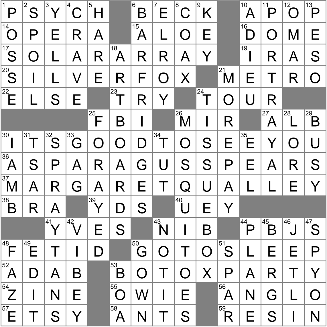 Modern Farm Technology Crossword Clue Archives LAXCrossword
