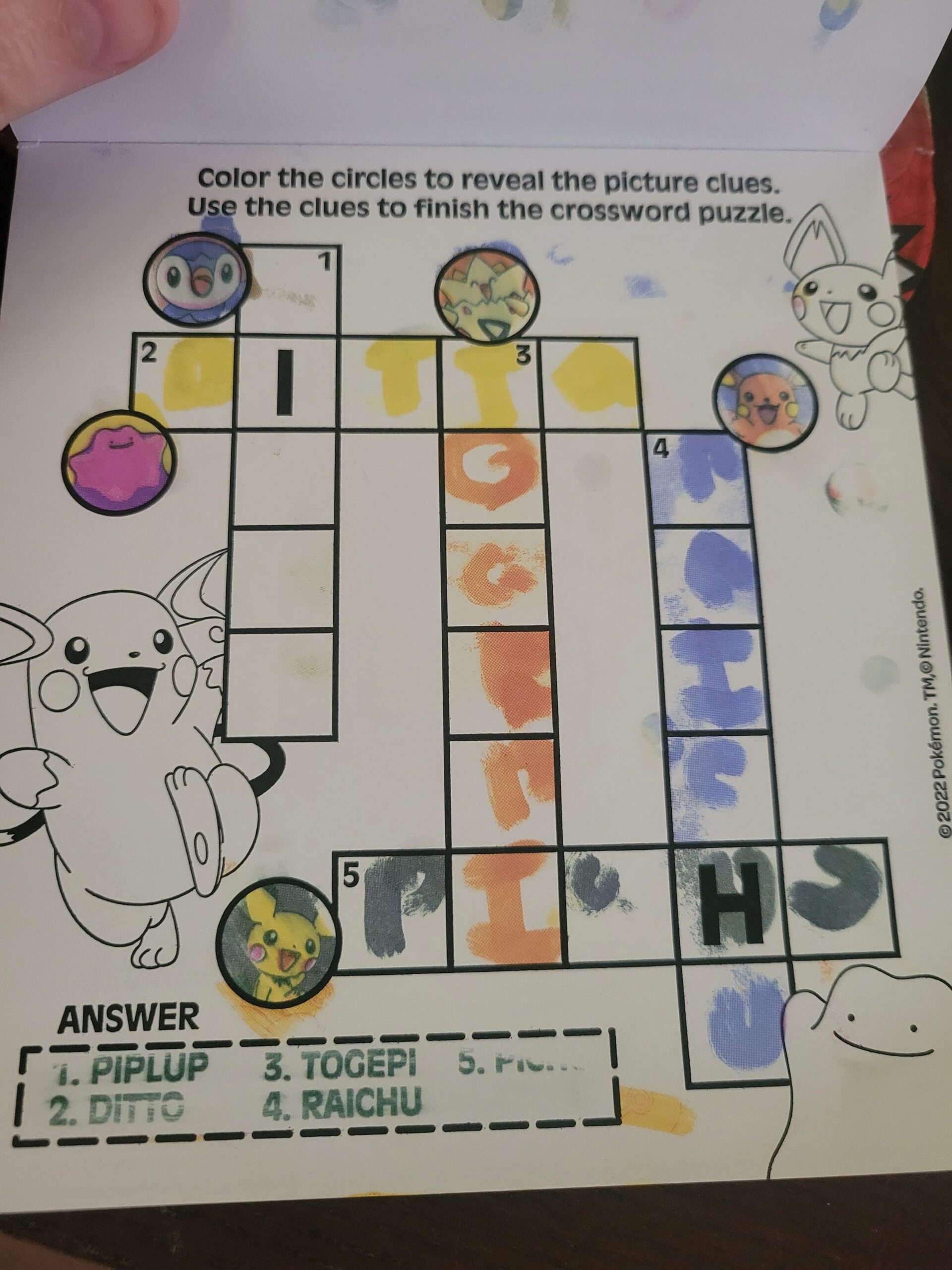 My Daughter s Crossword Something Seems Off With 1 R pokemon