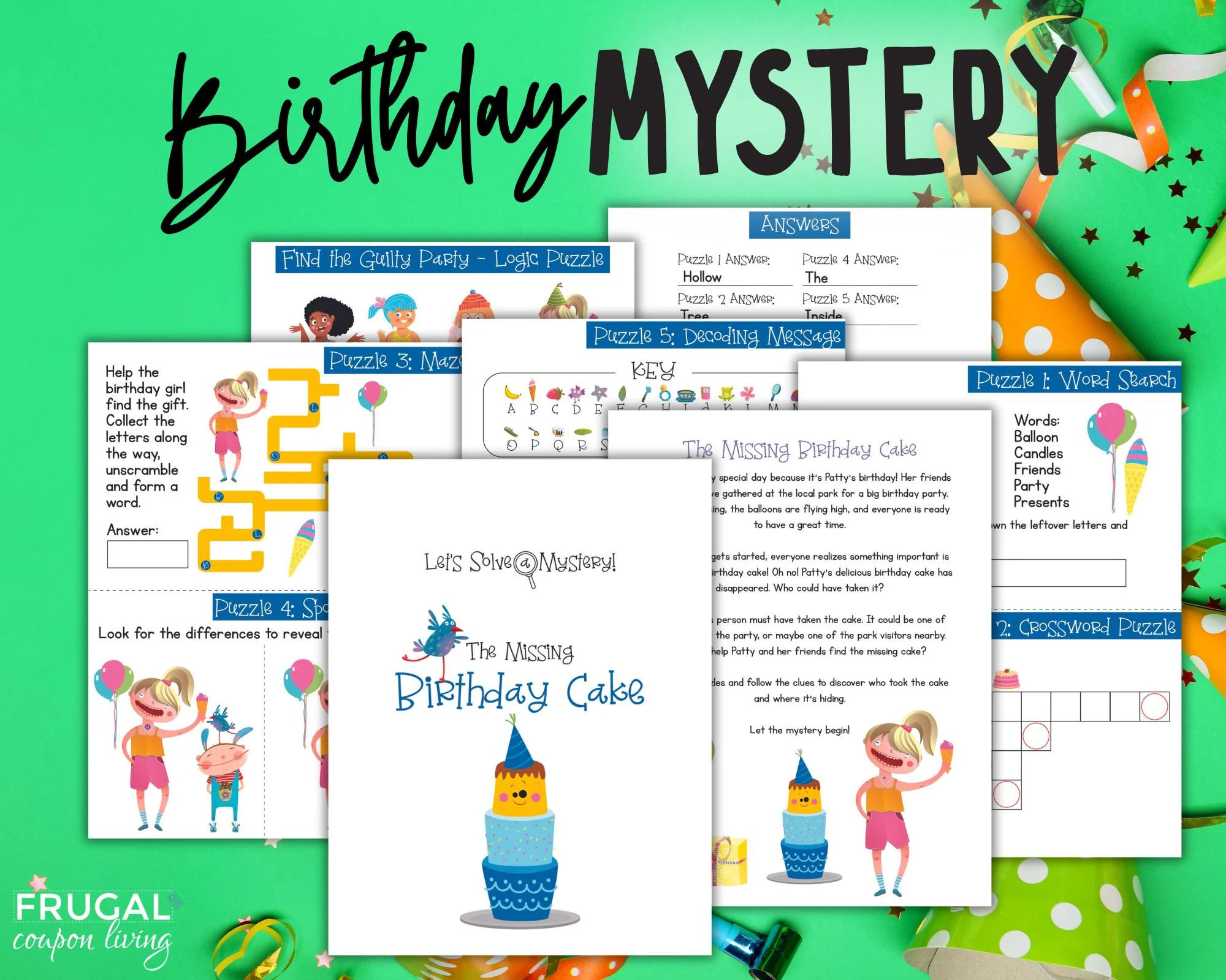 Mystery Birthday Party Activity For Kids The Case Of The Missing Birthday Cake Kids Puzzle Printables Birthday Party Game Ages 5 9 Etsy Mystery Birthday Party Activity For Kids The Case Of The Missing Birthday Cake Kids Puzzle Printables Birthday Party Game Ages 5 9 Etsy