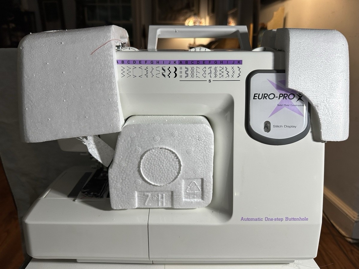 NEW Euro Pro X Deluxe Denim Silk Sewing Machine Model 6131 Never Used EBay