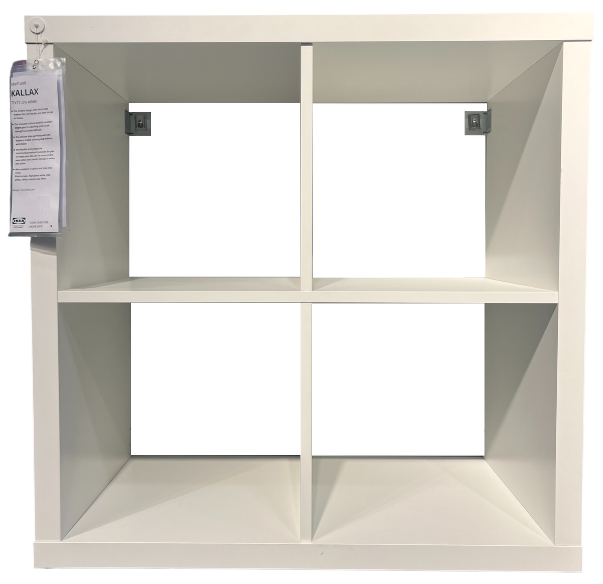 New IKEA KALLAX Shelf Unit White 77x77 Cm 30 x30 202 758 14 EBay