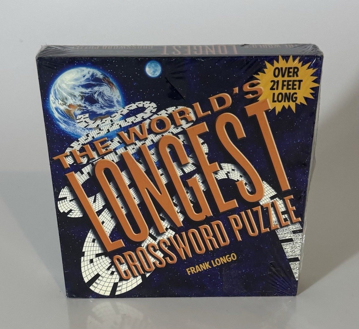 NEW World s Longest Crossword Puzzle By Frank Longo 2005 Hardcover New Sealed 9781402729416 EBay