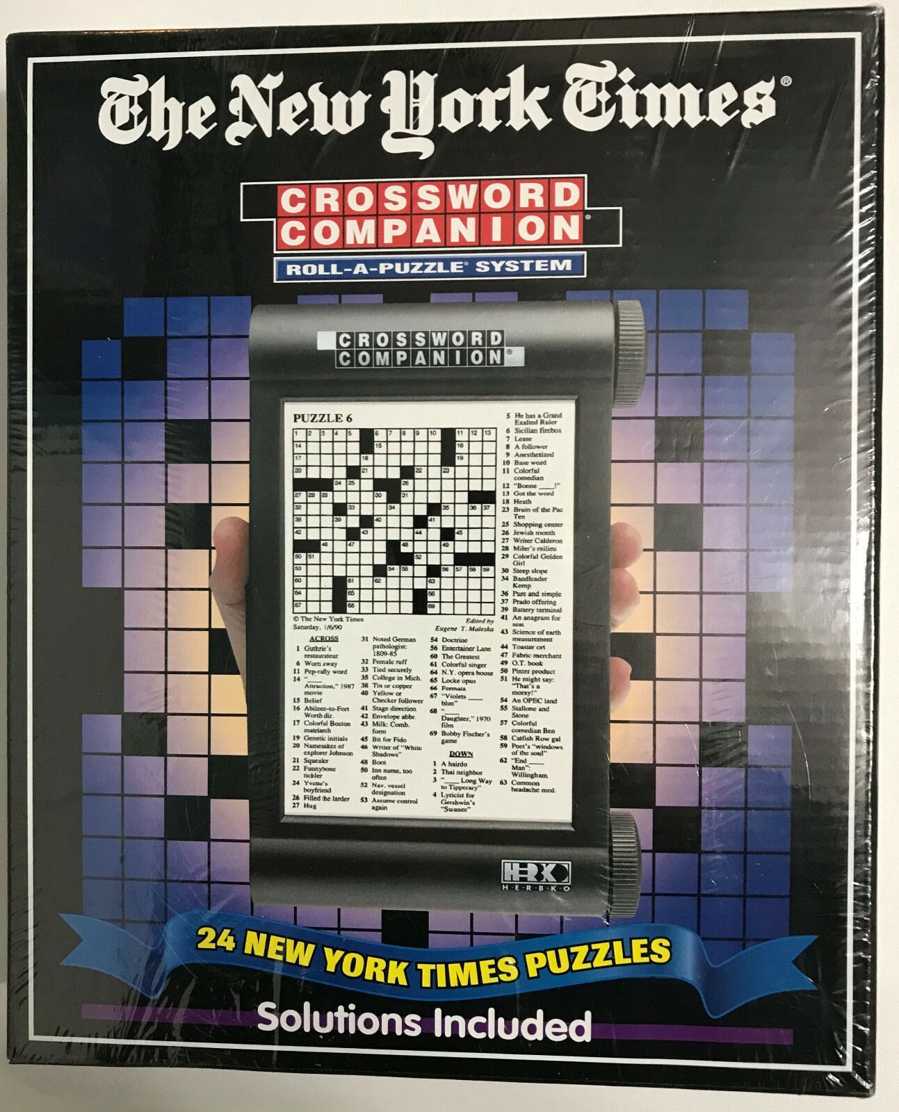 New York Times Crossword Companion Roll A Puzzle System 24 Crossword Puzzles EBay