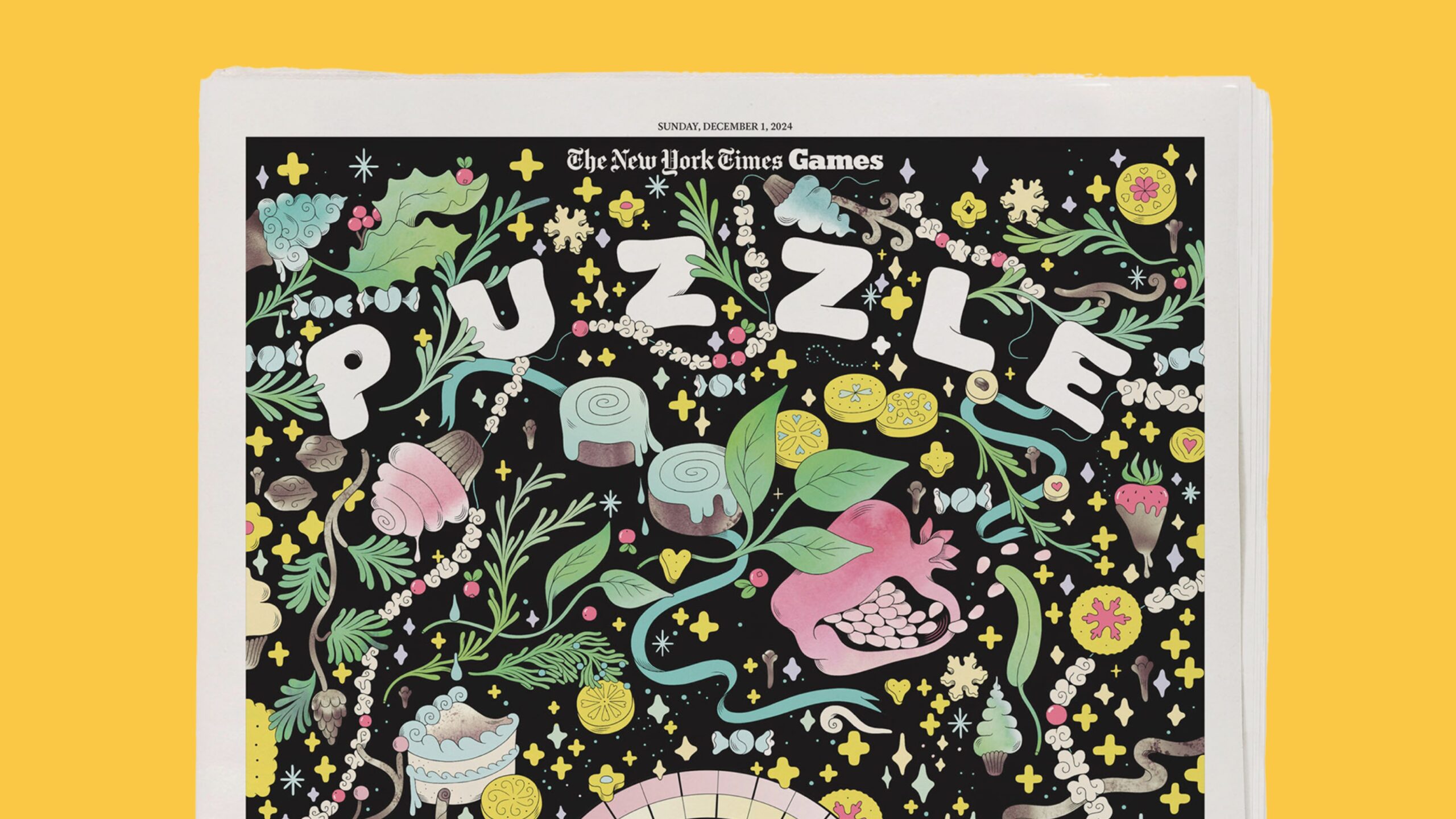 New York Times Games Responds To Fan Love Brings Holiday Puzzle Mania Print Section To More Solvers Far And Wide The New York Times Company