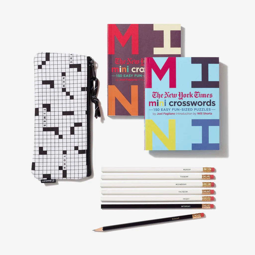 New York Times Mini Crosswords With Pencil Set The New York Times Store