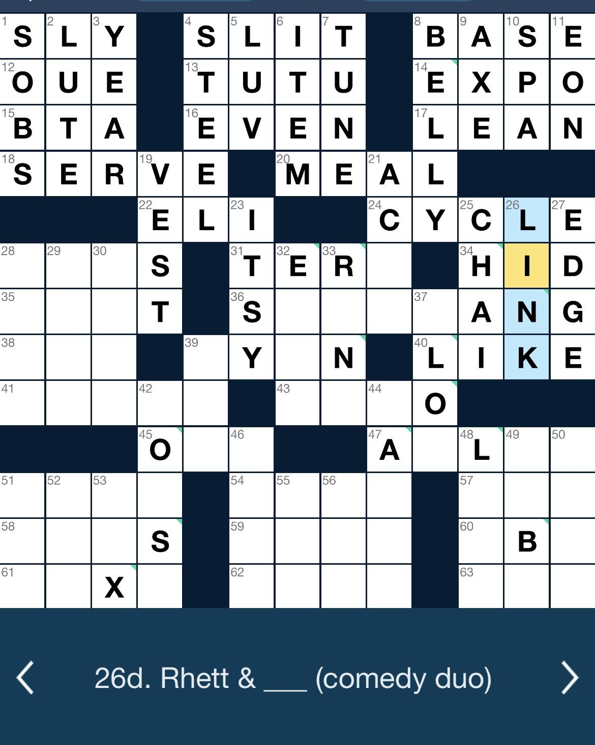 Not Sure If I Know This Crossword Clue R goodmythicalmorning