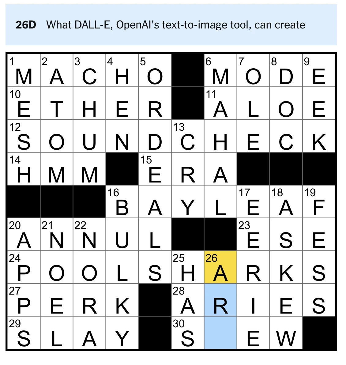 NYT Crossword Feels Like A Psy Op R antiai