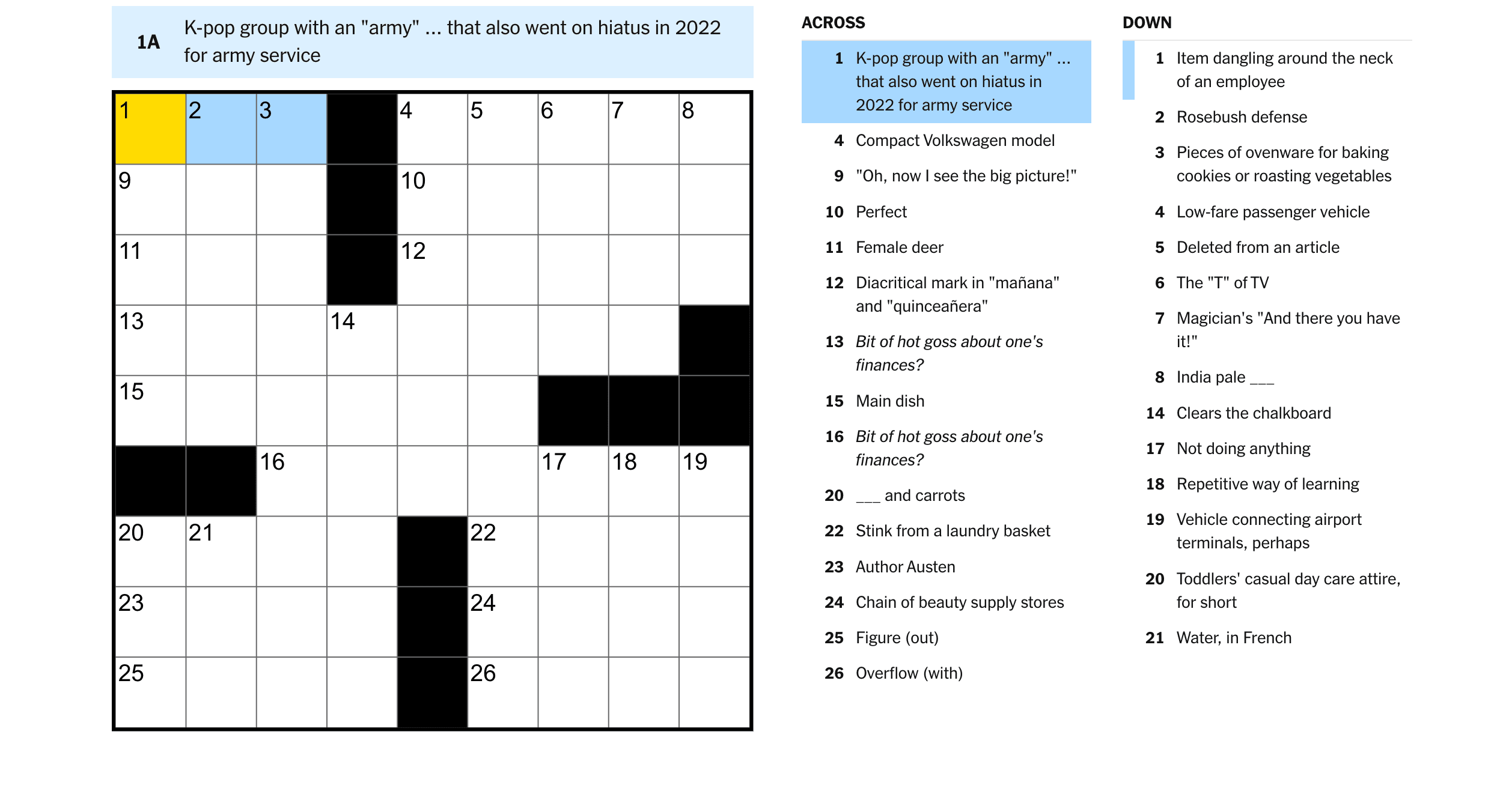 NYT Midi Crossword Hints Clues And Answers For Tuesday April 28 2026 Technobezz